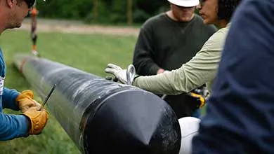 Installing a GridCore Utility Pole